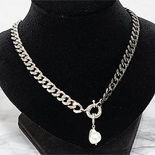 57064锁链形, 单层链圆环 珍珠 珠子 巴洛克珍珠
